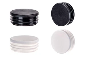 Lamellen- Rohrstopfen  Kunststoff Schwarz oder Weiss   Ø 30mm  - Bild 1 von 7