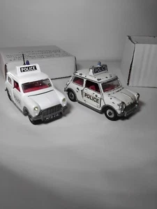 dinky mini police cars one repainted and new tyres etc, one play worn. - Picture 1 of 10