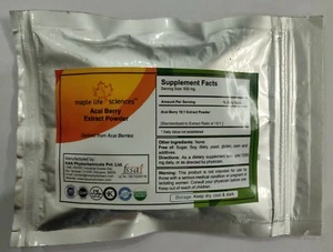 Acai Berry 10:1 Extract Powder Antioxidant Pure & High Quality - Picture 1 of 2