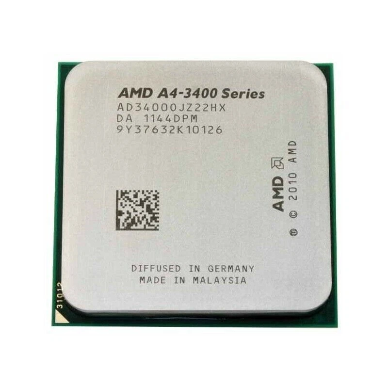 AMD A4-3400 CPU A4-Series dual-core 2.7 GHz 1M Socket FM1 Processors - Image 1 of 1