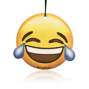 EmojiFresh Laughing Face Emoji Car Air Freshener - Picture 1 of 3