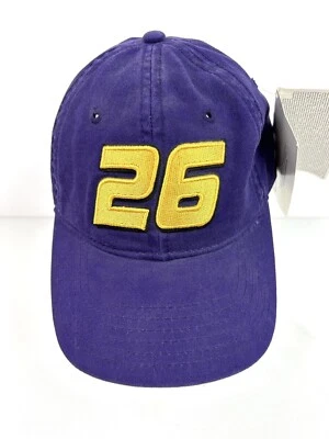 Roush Racing Nascar Strap back Hat Cap #26 New Tags Jamie McMurray Purple - Image 1 of 4