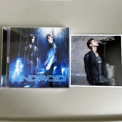 TOHOSHINKI TVXQ Android Single JAPAN CD + DVD Yunho Jacket Card Foto 1 de 4