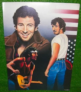 Vintage Bruce Springsteen Poster  24 x 18" Music - Picture 1 of 1