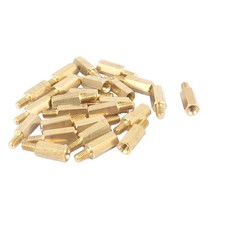 25 PC Carte mère PC PCB Laiton Standoff entretoise hexagonale M3 10 +5mm