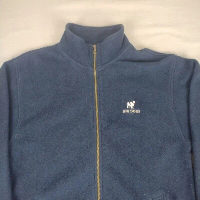 Vtg Polar Dogs Fleece Jacket Mens Medium M High Tech Gear Big Dogs Full Zip - Image 1 of 4