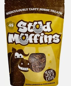Lik It Stud Muffin Horse Treat 45 pack with Linseed & Fenugreek - Picture 1 of 1