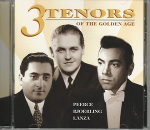 Music CD 3 Tenors Of The Golden Age Peerce Bjoerling Lanza - Imagen 1 de 2