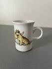Vintage 1986 Louise Wood Grays Terrier Dogs Coffee Mug Aldridge England