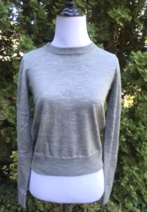 NWT J Crew Merino sweater Heather Gray Size XXS - Picture 1 of 3