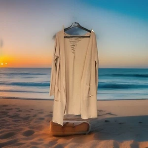 Open Front Cardigan Jacket - Picture 1 of 7