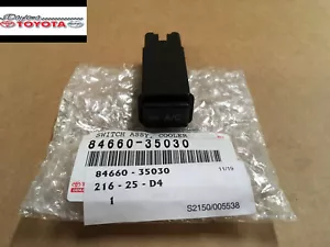 OEM TOYOTA A/C SWITCH 84660-35030 FITS 1998-2000 TACOMA & 4RUNNER - Picture 1 of 1