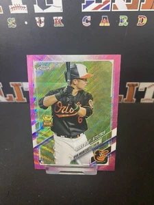 2021 Topps Chrome Update - Ryan Mountcastle RC Pink Wave Refractor USC39 B3-T2 - Bild 1 von 2