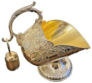 Superb Viners Silver Plated Sugar Scuttle & Scoop - Mint - Picture 1 of 4