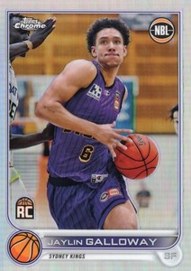 2022-23 Topps Chrome NBL Jaylin Galloway RC REFRACTOR Sydney Kings (#87)