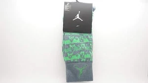 Jordan Mens Air Sneaker Socks Size S Color Green - Picture 1 of 2