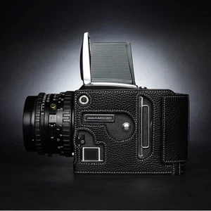 Funda protectora hecha a mano de cuero genuino con media cámara para Hasselblad 2000FC/W FC/M - Imagen 1 de 12