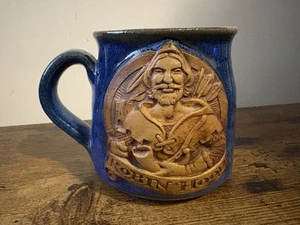 Vintage Stonebridge Pottery Mug Robin Hood 3D Sculpted - Picture 1 of 7