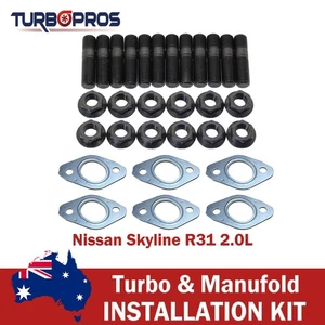 Permaseal Exhaust Manifold Studs&Gasket Kit For Nissan Skyline R31 2.0L - Picture 1 of 9