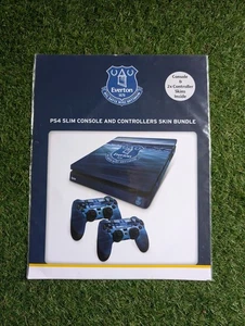PS4 Slim Konsole & Controller Skin Bundle - Everton Toffees Neu Sealed - Bild 1 von 5
