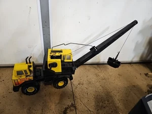 Vintage Tonka Turbo Diesel XMB 975 Clam Bucket Crane Truck Nice Condition - Picture 1 of 12