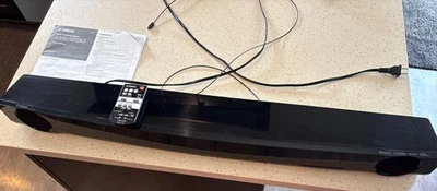Barra de sonido Yamaha ATS-1030 con subwoofers dobles integrados Bluetooth Inc control remoto manual Foto 1 de 4