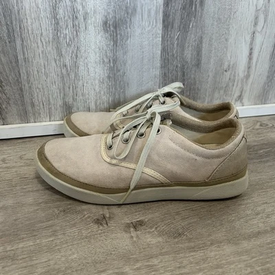 LL Bean холст кроссовки низкий верхний туфли женщин 7 бежевый гранола девочка опрятный - Изображение 1 из 4