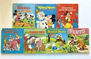 Menge 7 Vintage Whitman Walt Disney's Tell-A-Tale Bücher - Mickey Donald Pluto - Bild 1 von 10