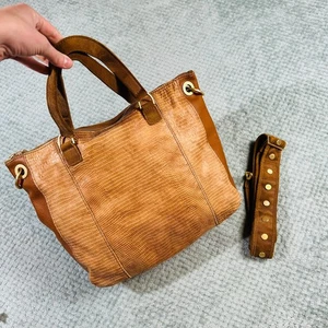 Schöne Hammitt große warme braune Leder Hobo Bag Nieten Crossbody rot Interi - Bild 1 von 10