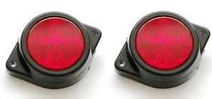 2pcs Rojo Intermitente Lateral Luces 4SMD LED para Scania Man DAF Volvo Camión - Imagen 1 de 3