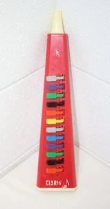 Vintage HOHNER CLARINA Kunststoff 12 Noten Melodica, FUNKTIONIERT SUPER! hat reparatur - Bild 1 von 16