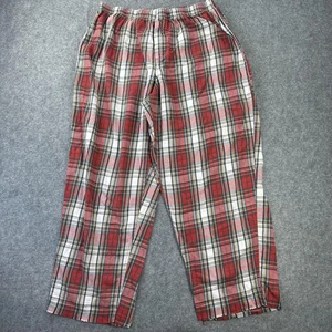 Disney Mickey Mouse Pantalones para Dormir Para Hombres XL Rojo Pijama a Cuadros Salón Algodón - Imagen 1 de 11