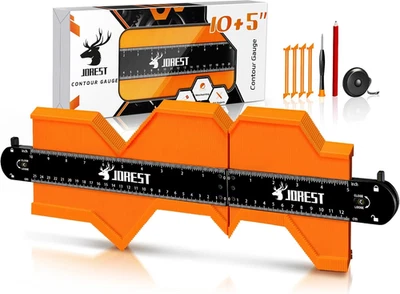 Connectable Contour Gauge 10+5 Inch Shape Profile Duplicator Measuring Tool - Image 1 of 4