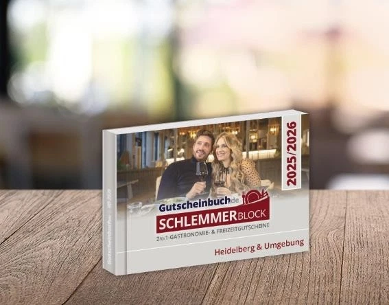 Schlemmerblock 2026 Heidelberg & Umgebung inkl. Guthaben 30 € NEU - Bild 1 von 1