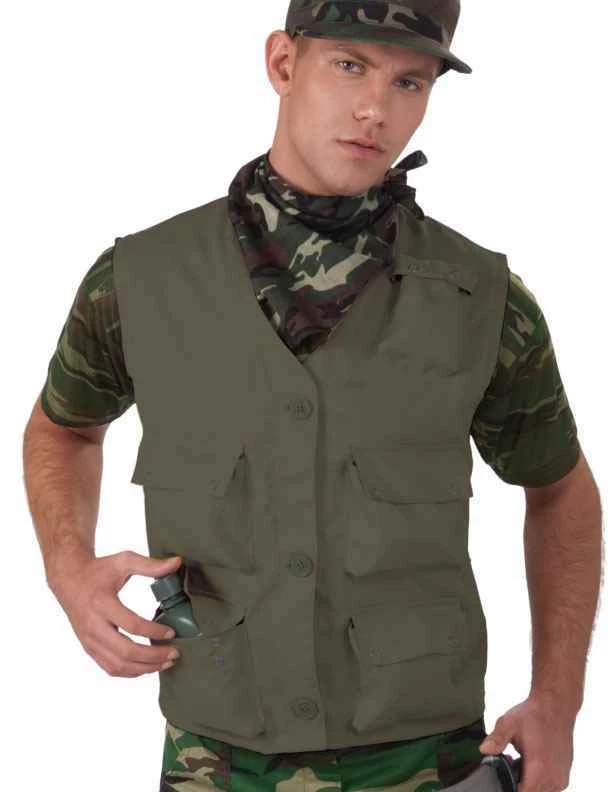 COMBAT HERO MILITARY VEST ADULT ONE SIZE ACCESSORY - Image 1 of 1