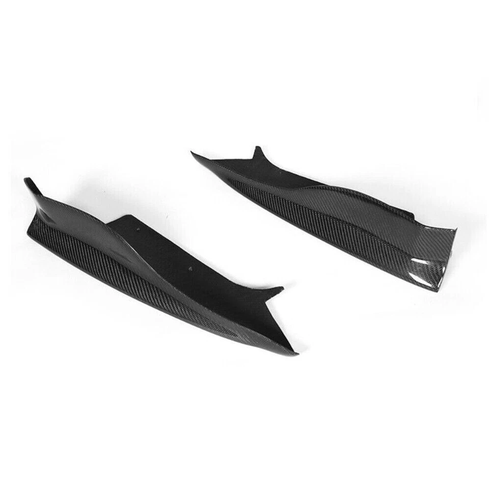 2PCS Carbon Fiber Car Rear Splitter Lips For BMW 1 Series E82 M Coupe 2011-2018 — 第 1/4 张图片