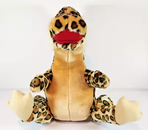 B.J Toy CO Gepard Druck Dinosaurier Stofftier Plüschtier 14 Zoll SELTEN Spielzeug Geschenk braun - Bild 1 von 12