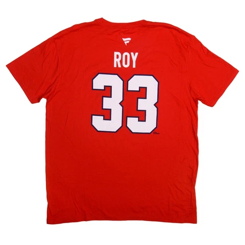 Fanatics Patrick Roy Montreal Canadiens name & Number T-Shirt Men's XL Hockey Cover