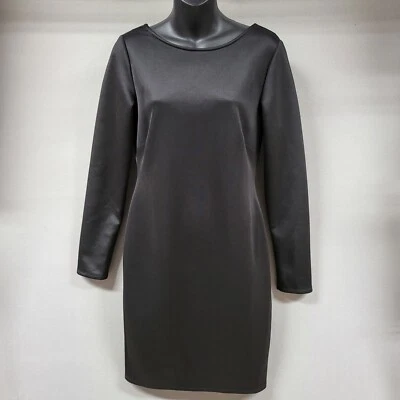 Vestido Colección Kardashian Grande Negro Funda Buceo Manga Larga Espalda Redonda NUEVO Foto 1 de 4