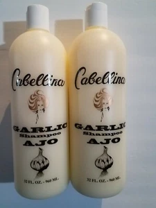 2 CHAMPÚ AJO CABELLINA AJO 32 FL OZ CADA UNO HECHO EN EE. UU. 100 % ORIGINAL - Imagen 1 de 3