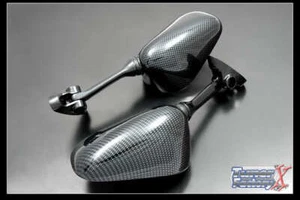 FIT Suzuki Mirrors HAYABUSA GSX 1300R 1300R 2015-1999, GSXR 1000-600-750 Carbon - Picture 1 of 2