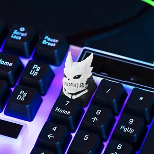 Keyboard button decoration in the shape of a head - Picture 1 of 7