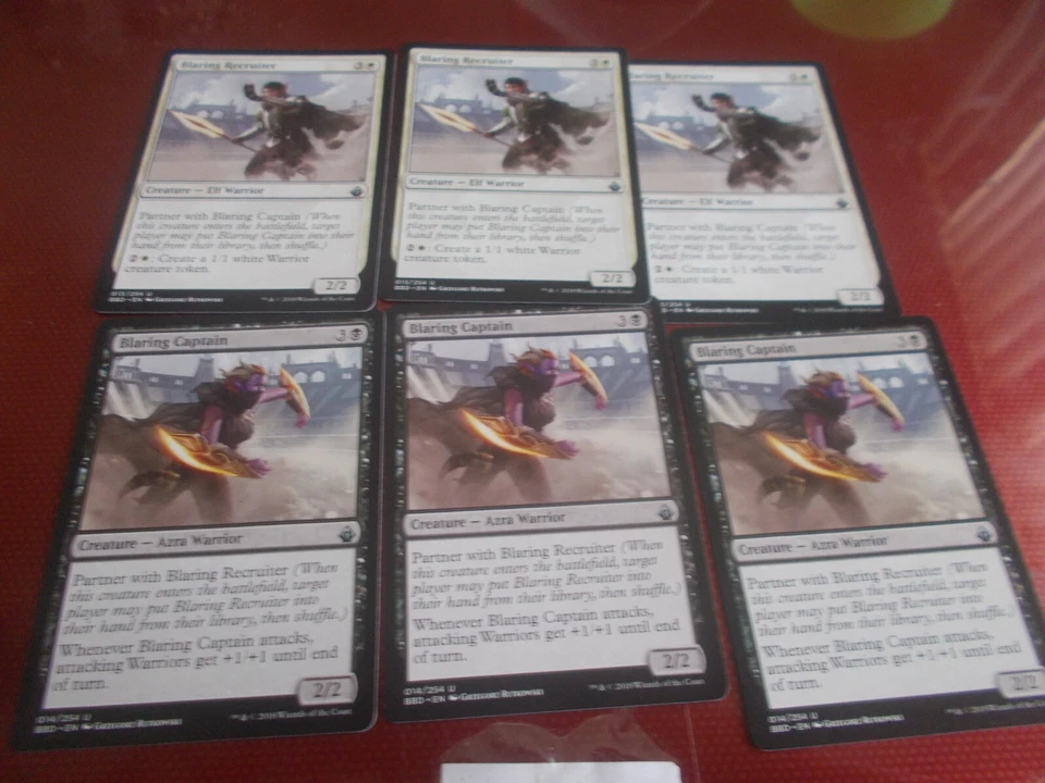 Blaring Captain x3 Blaring Recruiter x3 MTG Battlebond Uncommon Creature NM/M - Image 1 of 1