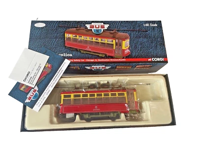 Corgi Vintage Bus Lines 1:48 US55206 Birney Safety Car Chicago Austin New in Box - Image 1 of 4