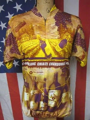 AMANTES DEL VINO Kucharik lrg camiseta de ciclismo Chianti Chardonnay ciclismo San Simeón Foto 1 de 4