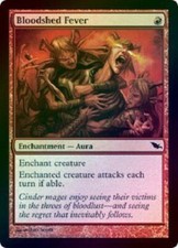 Bloodshed Fever - Foil  Common shadowmoor Magic The Gathering