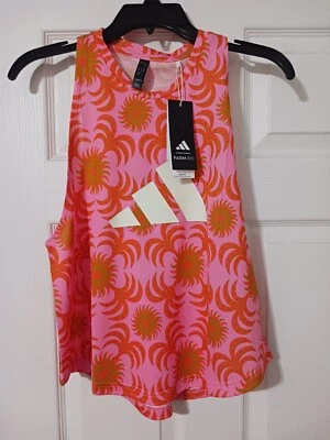 Camiseta sin mangas de entrenamiento Adidas talla XS Farm Rio para mujer nueva con etiquetas multicolor Foto 1 de 4