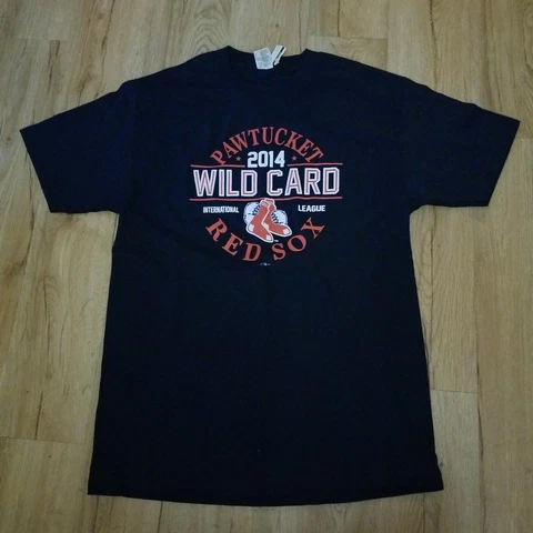 Pawtucket Red Sox 2014 Wild Card Playoffs T-Shirt men's size-Large NWT Cover