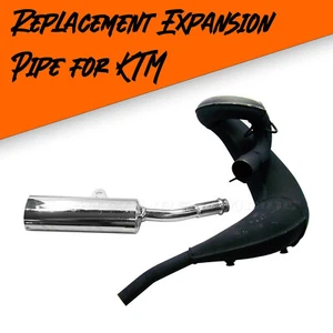 Replacement for KTM 50 SX Exhaust Pipe with Aluminum Silencer - Picture 1 of 5