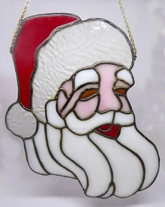 Stained Glass Santa Suncatcher - Picture 1 of 2